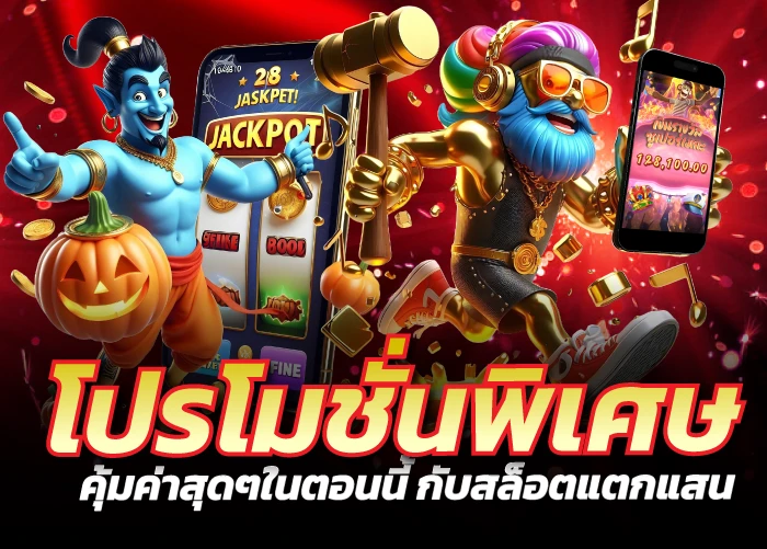 โปรโมชั่นพิเศษ คุ้มค่าสุดๆในตอนนี้ กับสล็อตแตกแสน